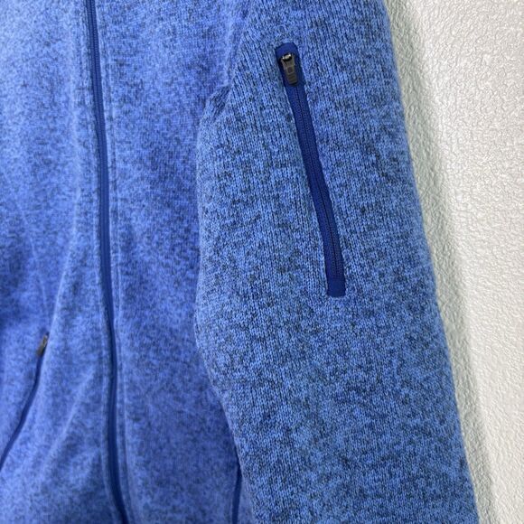 L.L.Bean Women’s Sweater Fleece Full-Zip Jacket Blue Small Cozy Outdoor - Picture 2 of 11